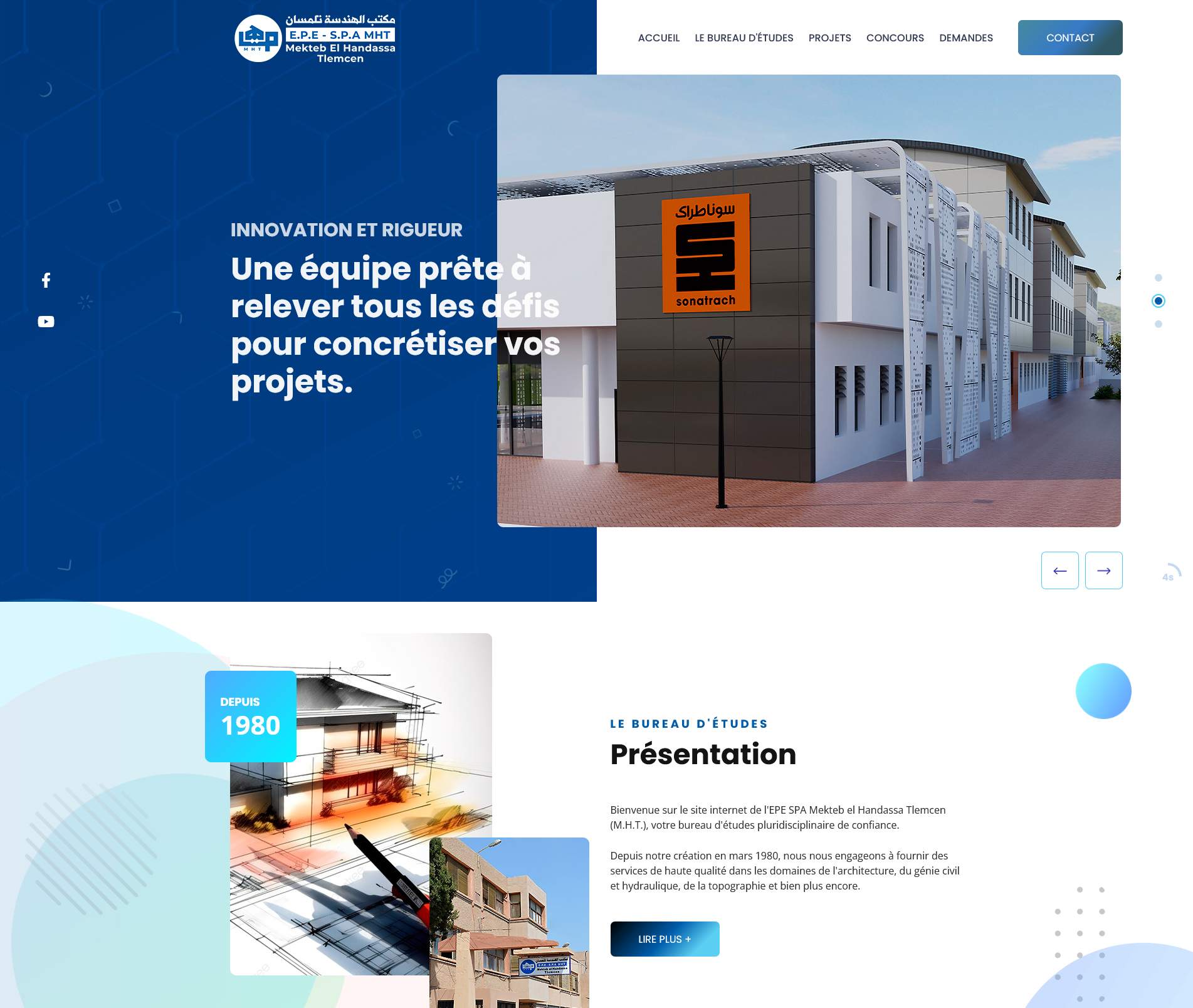 Lancement du site Internet mht.dz